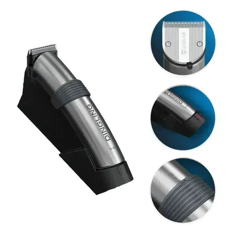 Dingling RF-609 Pro Hair & Beard Trimmer - Tashqila Dingling RF-609 Pro Hair & Beard Trimmer - Tashqila